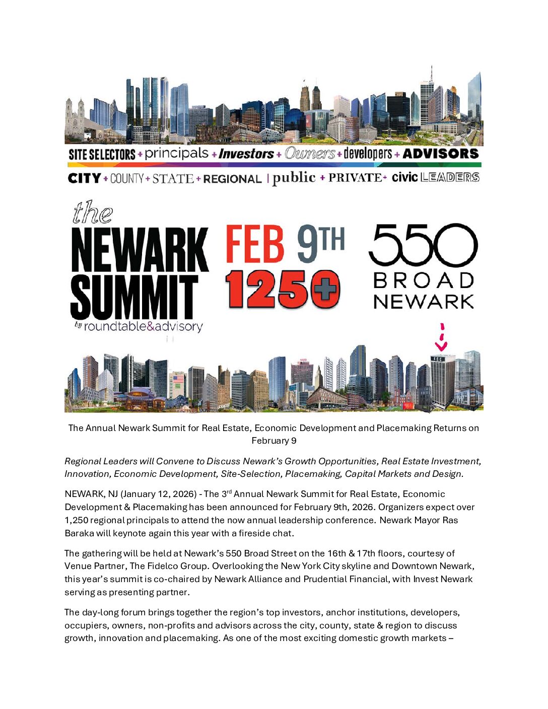 Partner Program “Newark Summit”